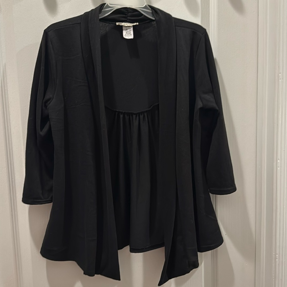Mod’land Paris vintage lightweight jacket black womens size Large